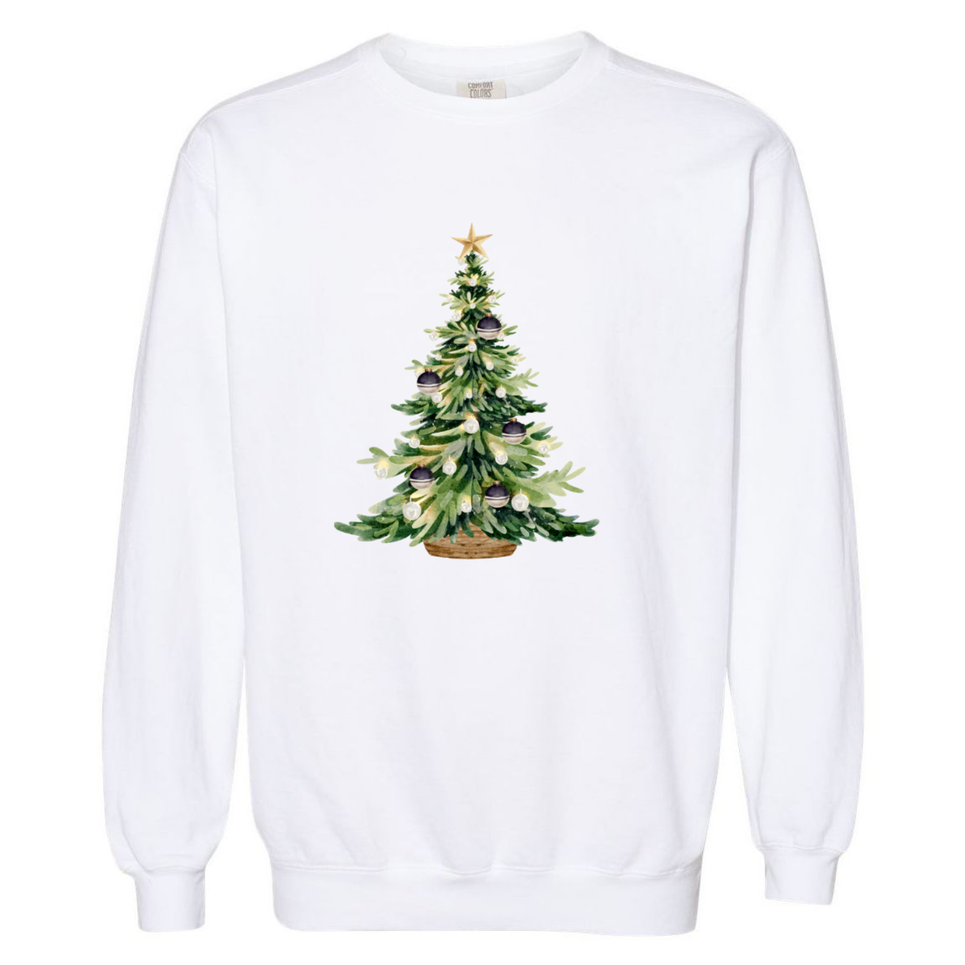 Watercolor Christmas Tree Sweatshirt